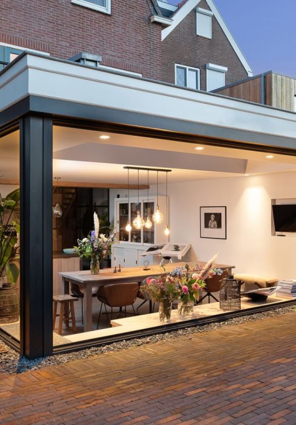 Een unieke serre op een souterrain - Busscher Serrebouw